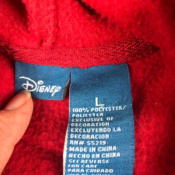 Women’s Disney Mickey Mouse Sweatshirt Jacket L - Picture 3 of 5